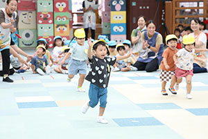 運動会　予行練習　2歳児クラス　NO．1