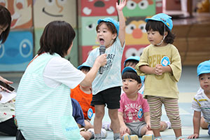 運動会　予行練習　2歳児クラス　NO．1