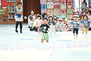 運動会　予行練習　2歳児クラス　NO．1