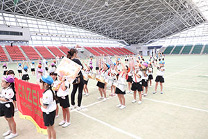 運動会予行　　年長組　鼓笛・C・Ｄ・Ｅ