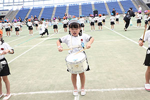 運動会予行　　年長組　鼓笛・C・Ｄ・Ｅ