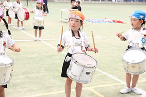 運動会予行　　年長組　鼓笛・C・Ｄ・Ｅ