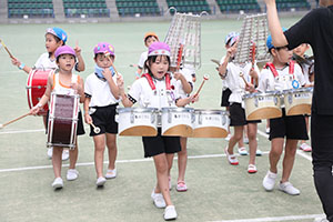 運動会予行　　年長組　鼓笛・C・Ｄ・Ｅ