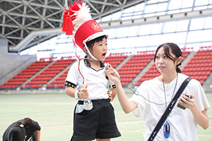 運動会予行　　年長組　鼓笛・A・B