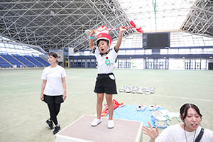 運動会予行　　年長組　鼓笛・A・B