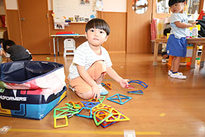 好きなお部屋で遊びました　2歳児クラス