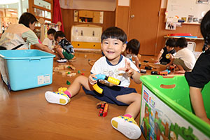 好きなお部屋で遊びました　2歳児クラス