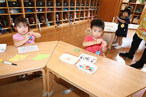 好きなお部屋で遊びました　2歳児クラス