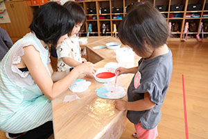 好きなお部屋で遊びました　2歳児クラス