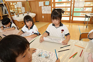 運動会の招待状　たんぽぽ