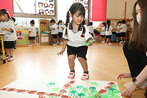 どんぐりの木の制作　ことり