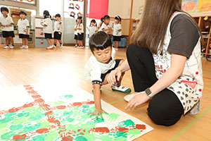 どんぐりの木の制作　ことり