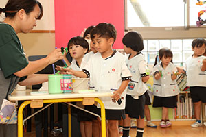 どんぐりの木の制作　ことり