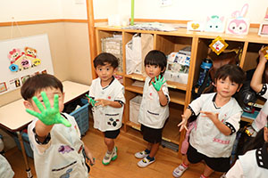 どんぐりの木の制作　ことり