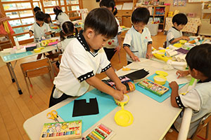 自由制作　動物を作ったよ　ひまわり