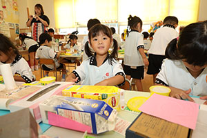 自由制作　動物を作ったよ　ひまわり