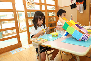 自由制作　動物を作ったよ　ひまわり