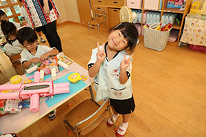 自由制作　動物を作ったよ　ひまわり