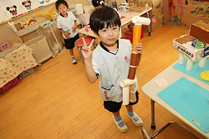 自由制作　動物を作ったよ　ひまわり