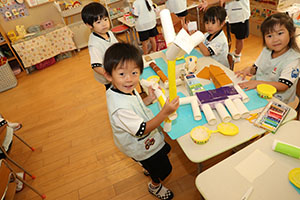 自由制作　動物を作ったよ　ひまわり