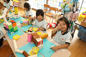 自由制作　動物を作ったよ　ひまわり