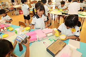 自由制作　動物を作ったよ　ひまわり