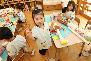 自由制作　動物を作ったよ　ひまわり