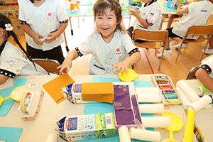 自由制作　動物を作ったよ　ひまわり