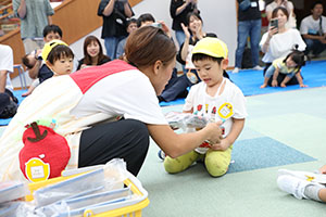 2歳児クラス運動会　ーリズムー　ひよこ・あひる・ぺんぎん