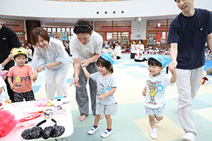 2歳児クラス運動会　ー英語・借り物競争ー　ひよこ・あひる・ぺんぎん