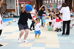 2歳児クラス運動会　ー英語・借り物競争ー　ひよこ・あひる・ぺんぎん