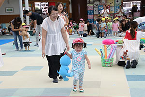 2歳児クラス運動会　ー英語・借り物競争ー　ひよこ・あひる・ぺんぎん