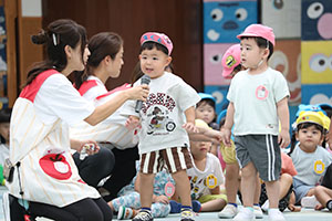 2歳児クラス運動会　ーかけっこー　ひよこ・あひる・ぺんぎん