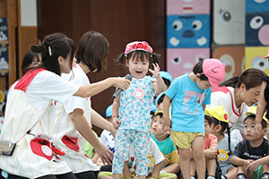 2歳児クラス運動会　ーかけっこー　ひよこ・あひる・ぺんぎん