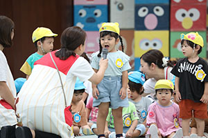 2歳児クラス運動会　ーかけっこー　ひよこ・あひる・ぺんぎん