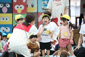 2歳児クラス運動会　ーかけっこー　ひよこ・あひる・ぺんぎん