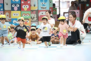 2歳児クラス運動会　ーかけっこー　ひよこ・あひる・ぺんぎん