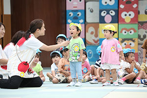 2歳児クラス運動会　ーかけっこー　ひよこ・あひる・ぺんぎん