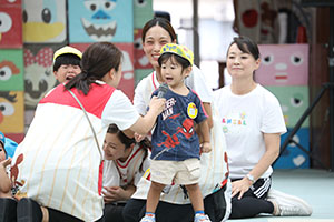 2歳児クラス運動会　ーかけっこー　ひよこ・あひる・ぺんぎん