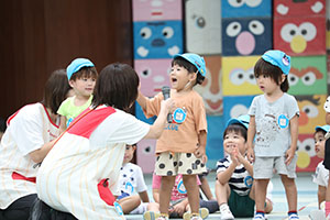 2歳児クラス運動会　ーかけっこー　ひよこ・あひる・ぺんぎん