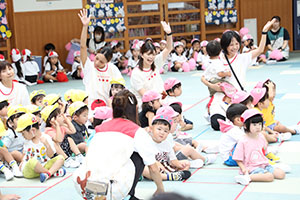 2歳児クラス運動会　ーかけっこー　ひよこ・あひる・ぺんぎん