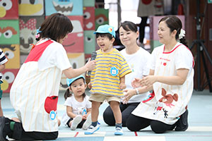 2歳児クラス運動会　ーかけっこー　ひよこ・あひる・ぺんぎん