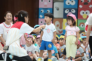 2歳児クラス運動会　ーかけっこー　ひよこ・あひる・ぺんぎん