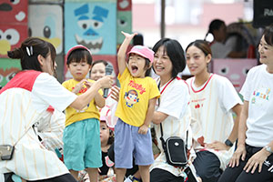2歳児クラス運動会　ーかけっこー　ひよこ・あひる・ぺんぎん