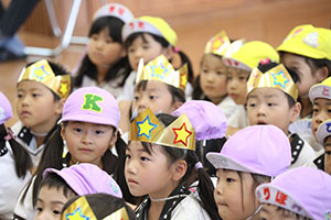 9月生まれのお誕生会　ー絵本の読み聞かせー　年中