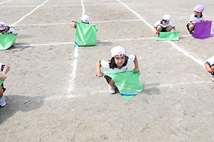 運動会　リズム活動　年中