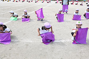 運動会　リズム活動　年中