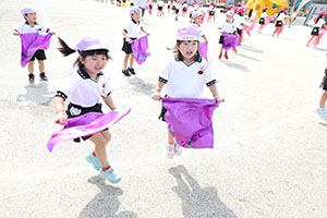 運動会　リズム活動　年中