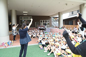 運動会　リズム活動　年中