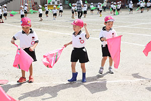 運動会　リズム活動　年中